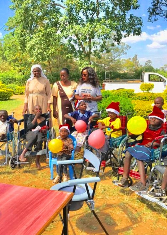 One activity is to reach out for the children living with disability and support them.